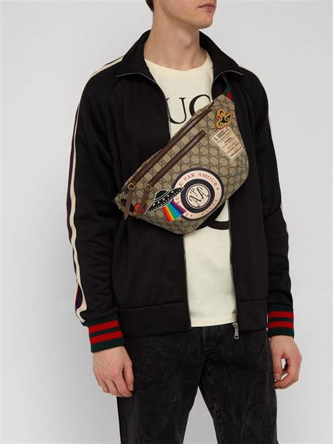 gucci waist bag mens|gucci belt bag men's sale.